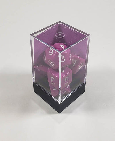 Opaque Light Purple with White Polyhedral