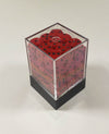 Opaque Red with Black 12mm d6