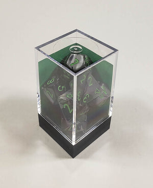 Gemini Black-Grey with Green Polyhedral Set