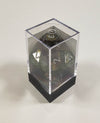 Leaf Black Gold with Silver Polyhedral