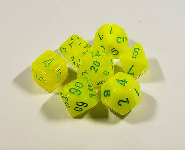 OOP - Vortex Electric Yellow with Green Polyhedral