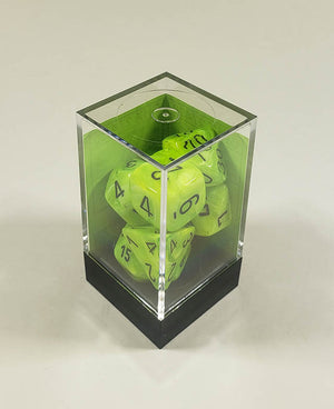 Vortex Bright Green with Black Polyhedral Set