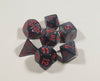 Velvet Black with Red Polyhedral