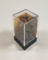 Lustrous Gold with Silver Polyhedral