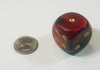 Gemini Black & Red with Gold 30mm d6