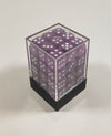 Frosted Purple with White 12mm d6