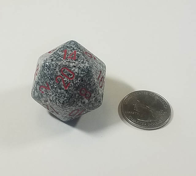 Speckled Granite 34mm d20
