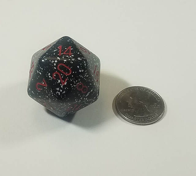 Speckled Space 34mm d20