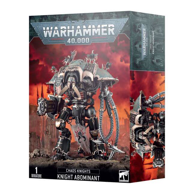 Warhammer 40k Chaos Knights Knight Abominant Armada Games