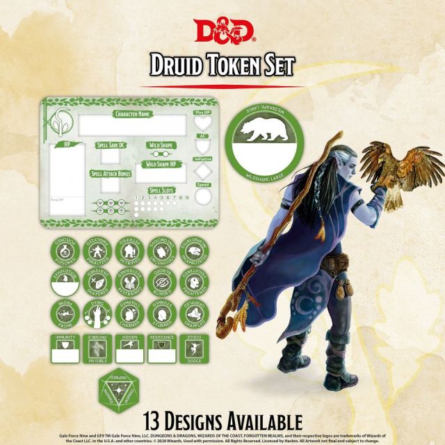 D&D 5th: Token Set - Druid