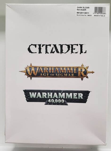 A packaged product with the Citadel and Warhammer 40,000 branding visible, indicating it is related to the Warhammer 40,000 tabletop game.