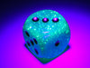Borealis Luminary Light Green with Gold 30mm d6