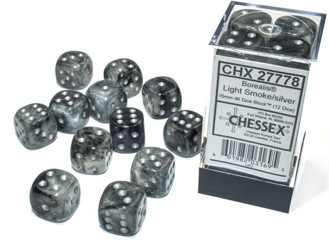 Borealis Luminary Light Smoke with Silver 16mm d6