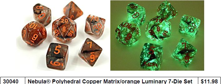 Nebula Copper Matrix Polyhedral Set - OOP