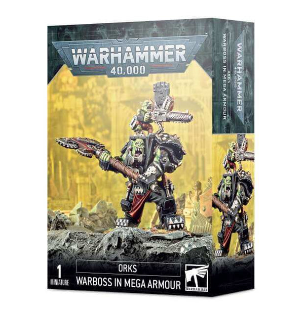 Warhammer 40k Ork Warboss in Mega Armour - Armada Games