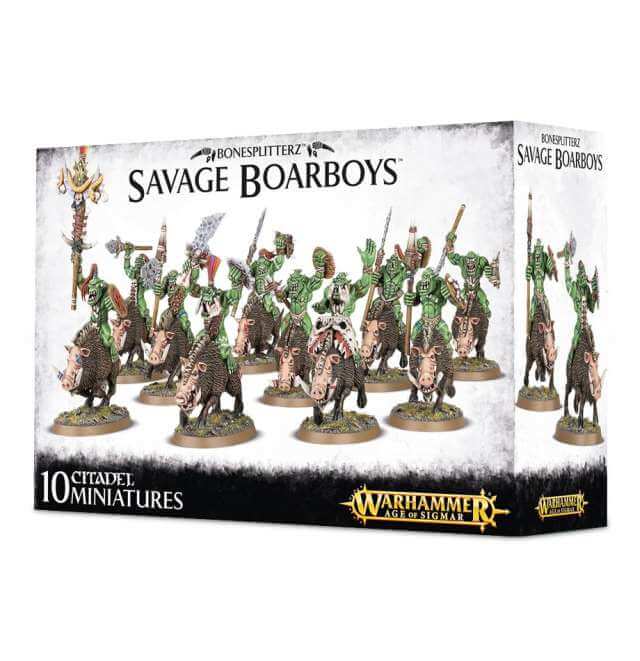 Orruk Warclans Savage Boarboy Maniaks