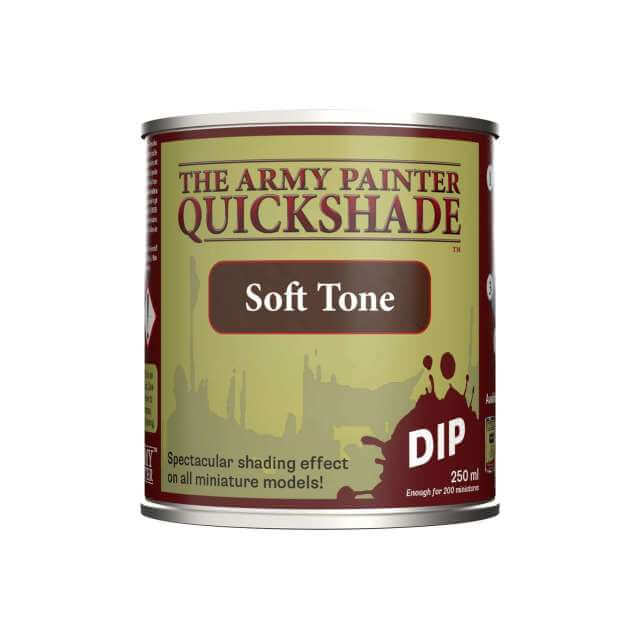 Packaging for Army Painter Soft Tone Dip
