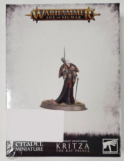 Warhammer Age of Sigmar Citadel Miniature Kritza the Rat Prince packaging