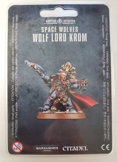 Warhammer 40K Space Wolves Wolf Lord Krom - Armada Games