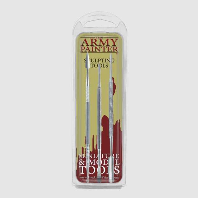 Packaging for Army Painter Sculpting Tools with product visible. 