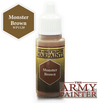 Monster Brown Acrylic Warpaints